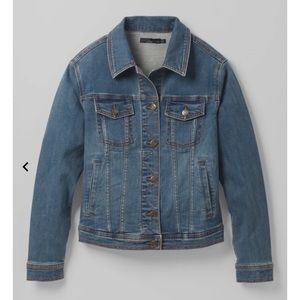 NWT Prana Slate Rim Denim Jacket Organic Cotton Size XS